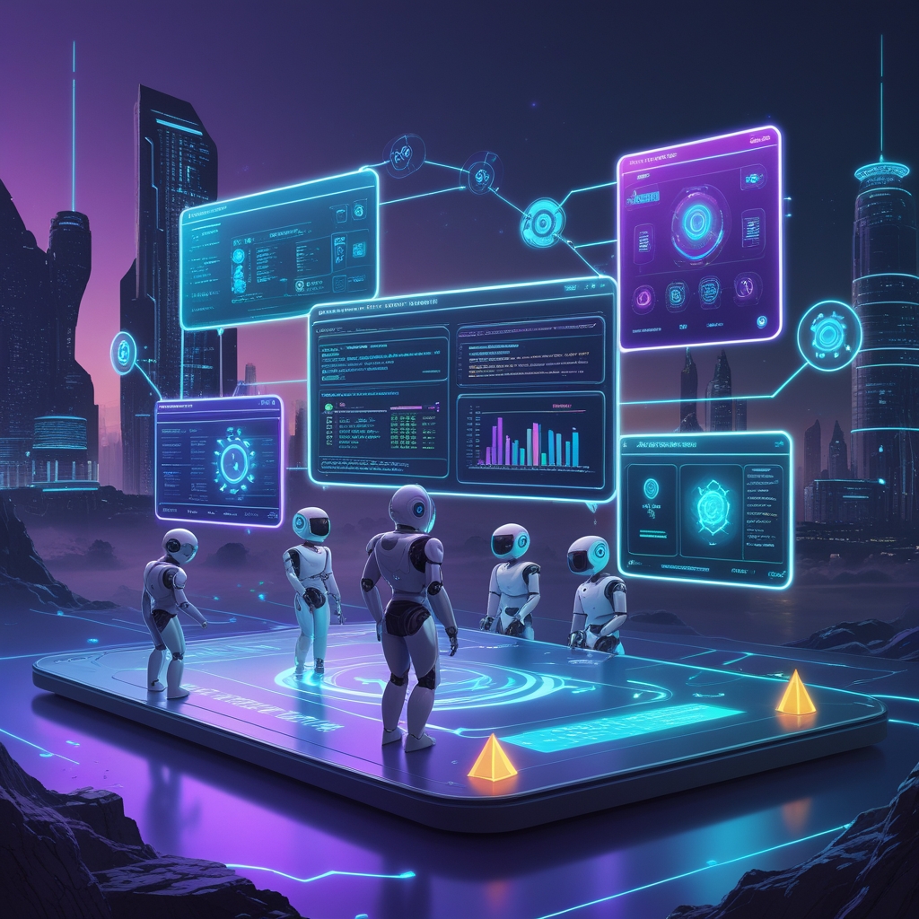 The Future of AI-Powered Testing - Advanced AI robots and neural networks